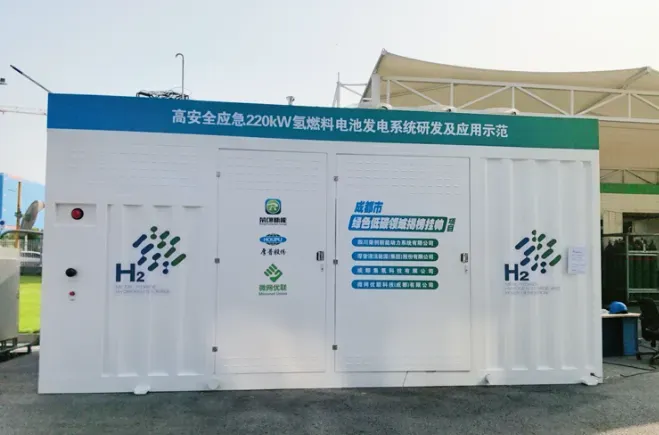 酷暑用电紧！西南首套220千瓦固态储氢燃料电池发电显身手