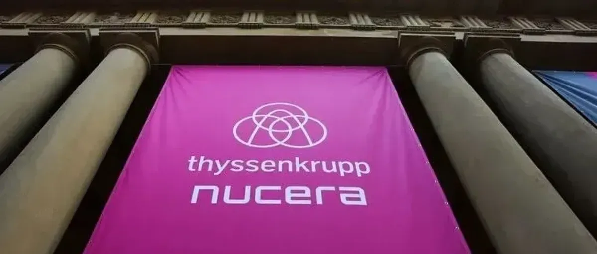蒂森克虏伯Nucera电解槽:令人失望的二季报