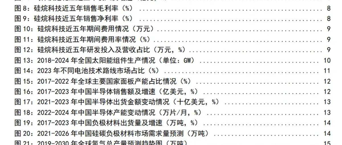 氢能企业硅烷科技研报:细分龙头,积极拓展硅、氢链条产品