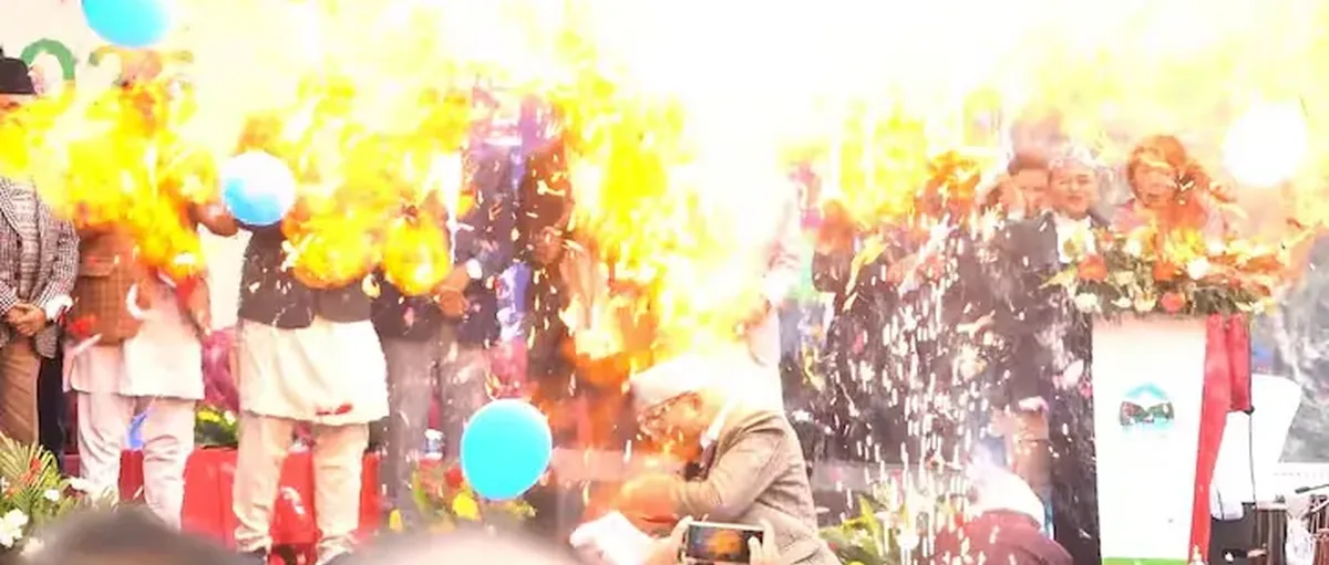 印度嫌犯落网!尼泊尔氢气球爆燃,副总理市长受伤