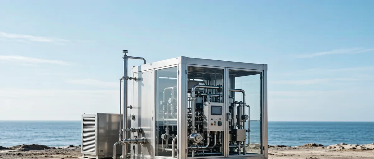 告别淡水依赖？中国首台110kW热耦合海水制氢装置落地