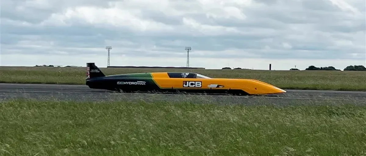 JCB HydroMax氢动力赛车剑指563公里时速纪录