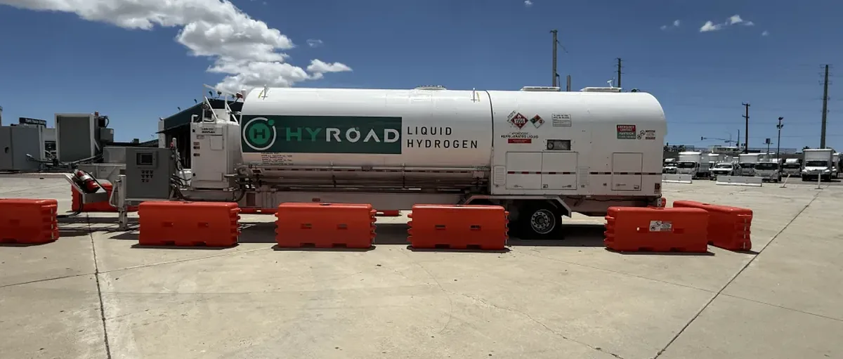 Hyroad Energy在加州启用移动式液氢卡车加氢站