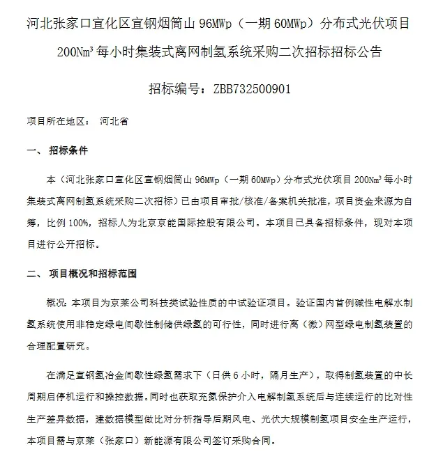 张宣：国内首例碱性电解槽使用非稳定绿电间歇性制储供氢