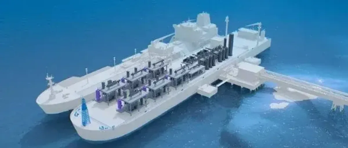 全球首台浮式绿氨裂解装置研发成功,年释氢21万吨创纪录