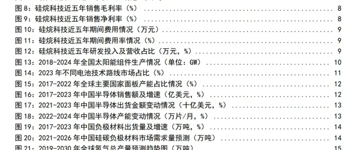 氢能企业硅烷科技研报:细分龙头,积极拓展硅、氢链条产品