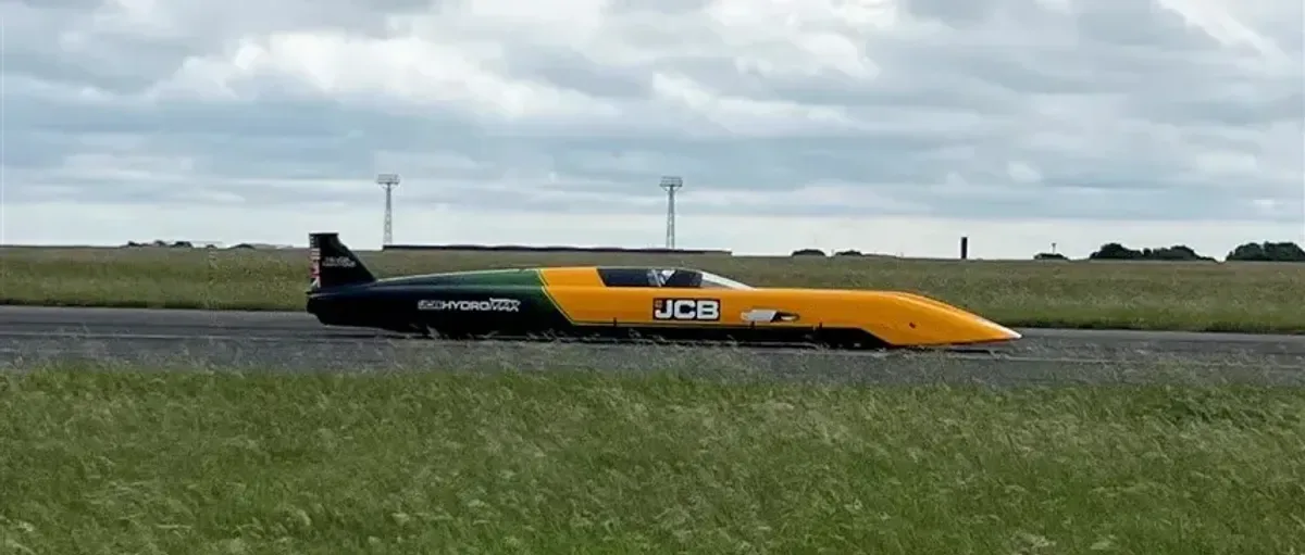 JCB HydroMax氢动力赛车剑指563公里时速纪录